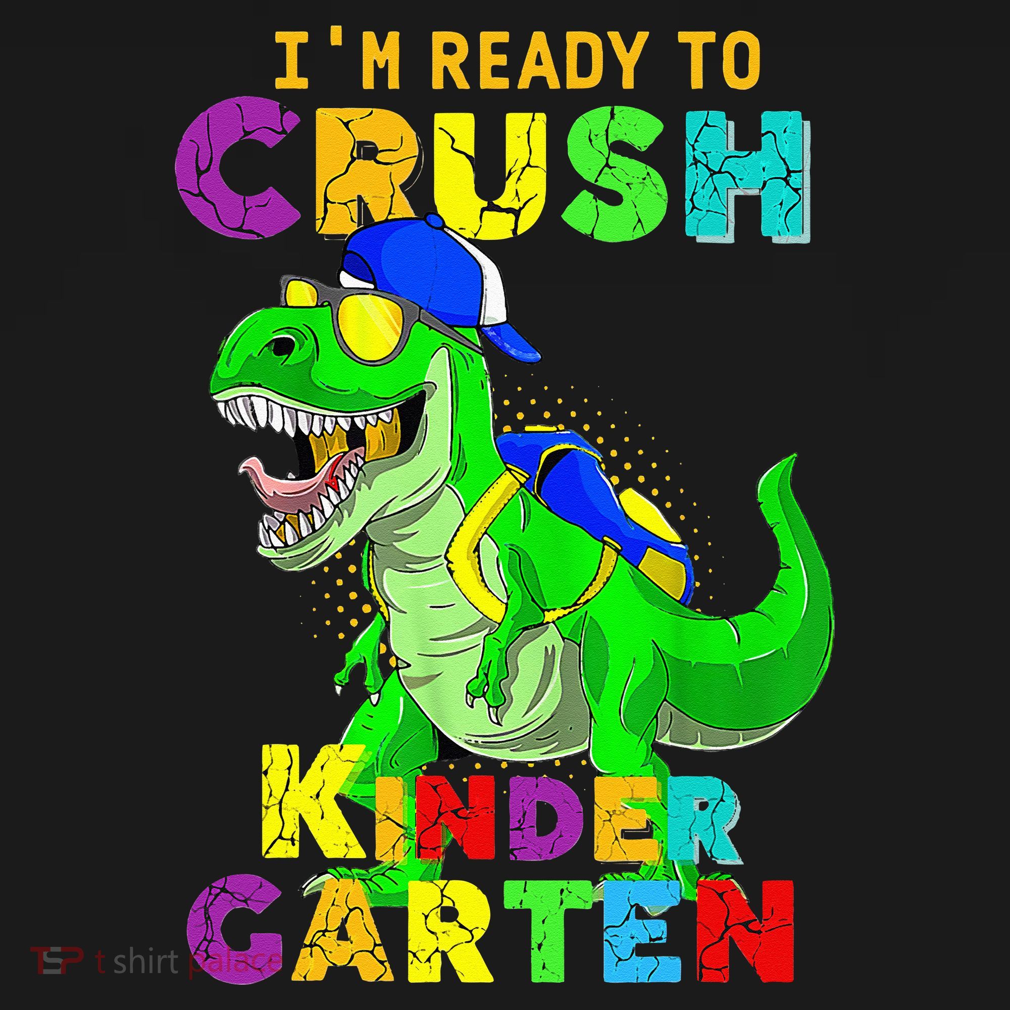 I'm Ready To Crush Kindergarten Back To School Dinosaur Tee Women's Hoodie