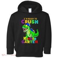 I'm Ready To Crush Kindergarten Back To School Dinosaur Tee Toddler Hoodie thumb 0