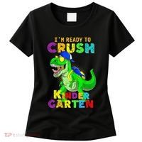 I'm Ready To Crush Kindergarten Back To School Dinosaur Tee Women's T-Shirt thumb 0