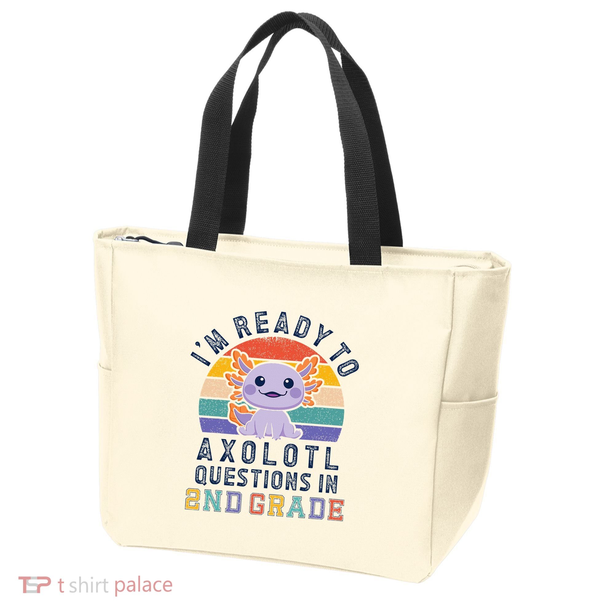 IM Ready To Axolotl Questions In 2nd Grade Back To School Tote Bag