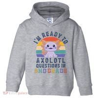 IM Ready To Axolotl Questions In 2nd Grade Back To School Toddler Hoodie thumb 0