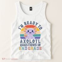 IM Ready To Axolotl Questions In 2nd Grade Back To School Tank Top thumb 2