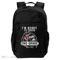 Im Ready To Crush 2nd Grade Dinosaur T Rex Back To School Backpack thumb 0