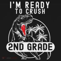 Im Ready To Crush 2nd Grade Dinosaur T Rex Back To School Bucket Hat thumb 4