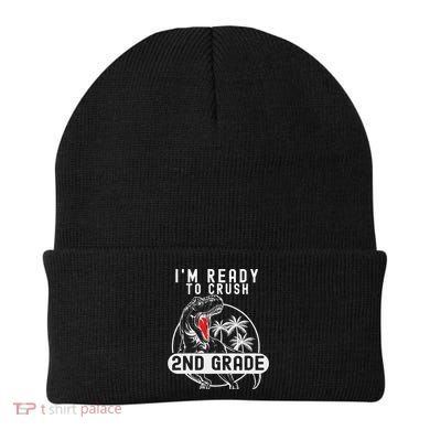 Im Ready To Crush 2nd Grade Dinosaur T Rex Back To School Beanie