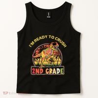 Im Ready To Crush 2nd Grade Dinosaur T Rex Back To School Gift Tank Top thumb 2