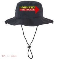 I Rented This Hooker Funny Offensive Saying Bucket Hat thumb 0