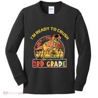 Im Ready To Crush 3rd Grade Dinosaur T Rex Back To School Gift Kids Long Sleeve Shirt thumb 0