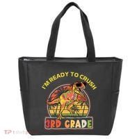 Im Ready To Crush 3rd Grade Dinosaur T Rex Back To School Gift Tote Bag thumb 0