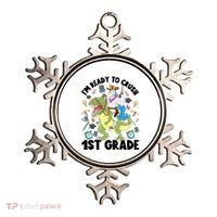Im Ready To Crush First Grade Unicorn Dinosaur Back School Meaningful Gift Ornament thumb 0