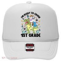 Im Ready To Crush First Grade Unicorn Dinosaur Back School Meaningful Gift Hat thumb 0