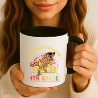 Im Ready To Crush 4th Grade Dinosaur T Rex Back To School Gift Coffee Mug thumb 3