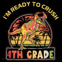 Im Ready To Crush 4th Grade Dinosaur T Rex Back To School Gift Coffee Mug thumb 5