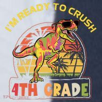 Im Ready To Crush 4th Grade Dinosaur T Rex Back To School Gift Sport-Tek Competitor United Soccer Jersey thumb 4
