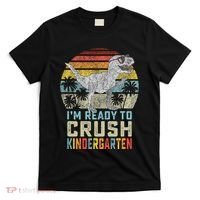 I'm Ready To Crush Kindergarten 1st Day Kinder Dinosaur T-Shirt thumb 0