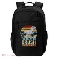 I'm Ready To Crush Kindergarten 1st Day Kinder Dinosaur Backpack thumb 0