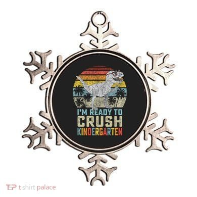 I'm Ready To Crush Kindergarten 1st Day Kinder Dinosaur Ornament