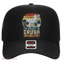 I'm Ready To Crush Kindergarten 1st Day Kinder Dinosaur Hat thumb 0
