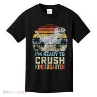 I'm Ready To Crush Kindergarten 1st Day Kinder Dinosaur Kids T-Shirt thumb 0