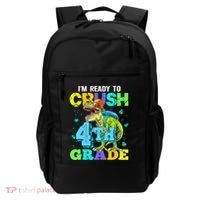 IM Ready To Crush 4th Grade Back To School Dinosaur Backpack thumb 0