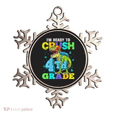 IM Ready To Crush 4th Grade Back To School Dinosaur Ornament