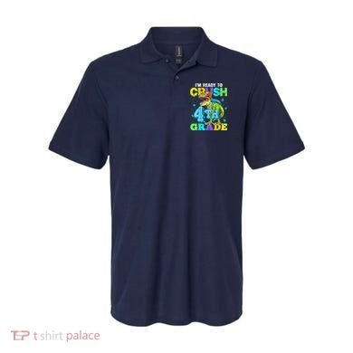IM Ready To Crush 4th Grade Back To School Dinosaur Polo