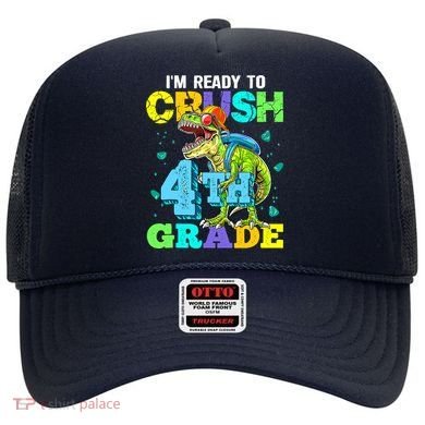 IM Ready To Crush 4th Grade Back To School Dinosaur Hat