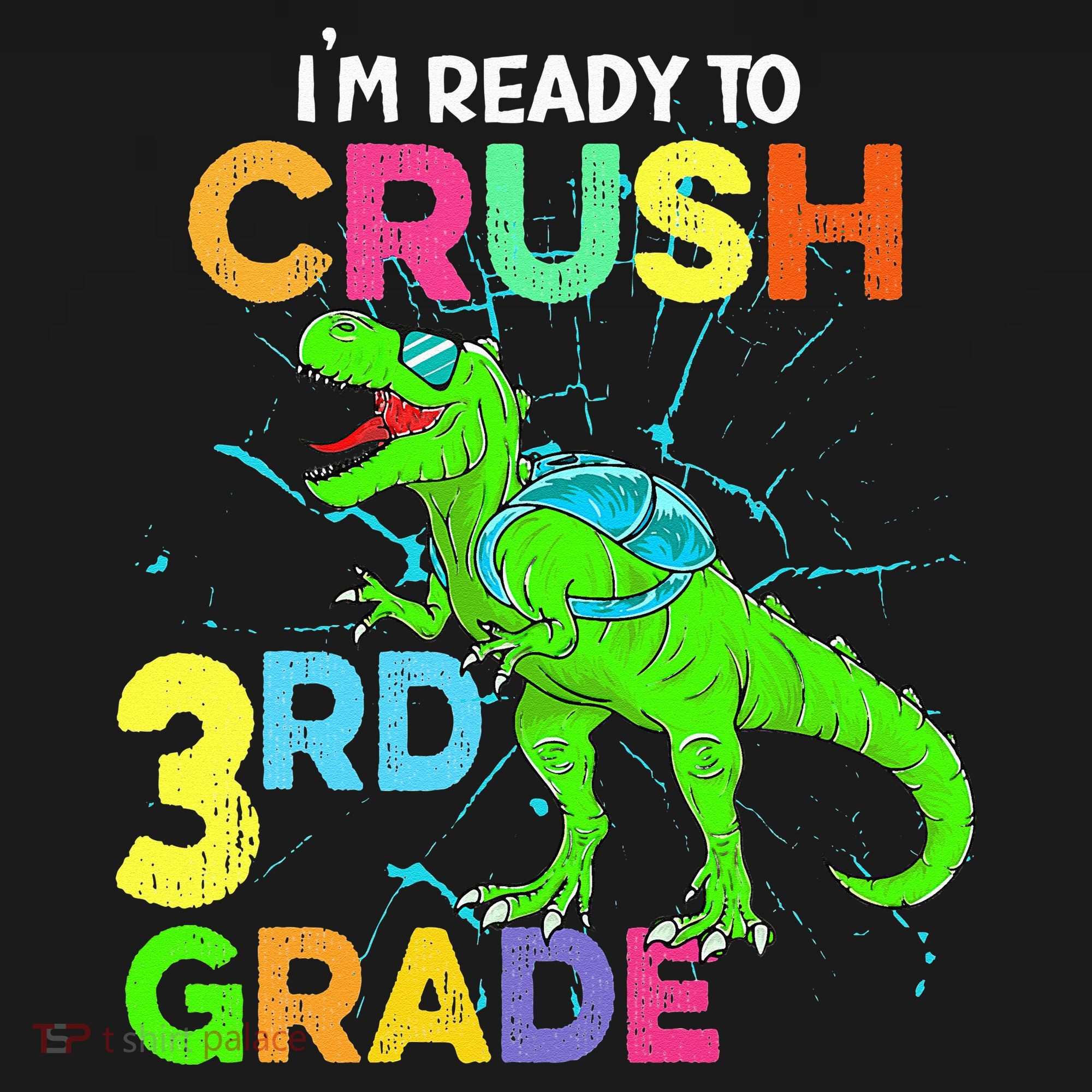 I'm Ready To Crush 3rd Grade Dinosaur Back To School Mousepad
