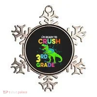 I'm Ready To Crush 3rd Grade Dinosaur Back To School Ornament thumb 0
