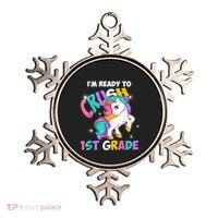 Im Ready To Crush 1st Grade Unicorn Back To School Ornament thumb 0
