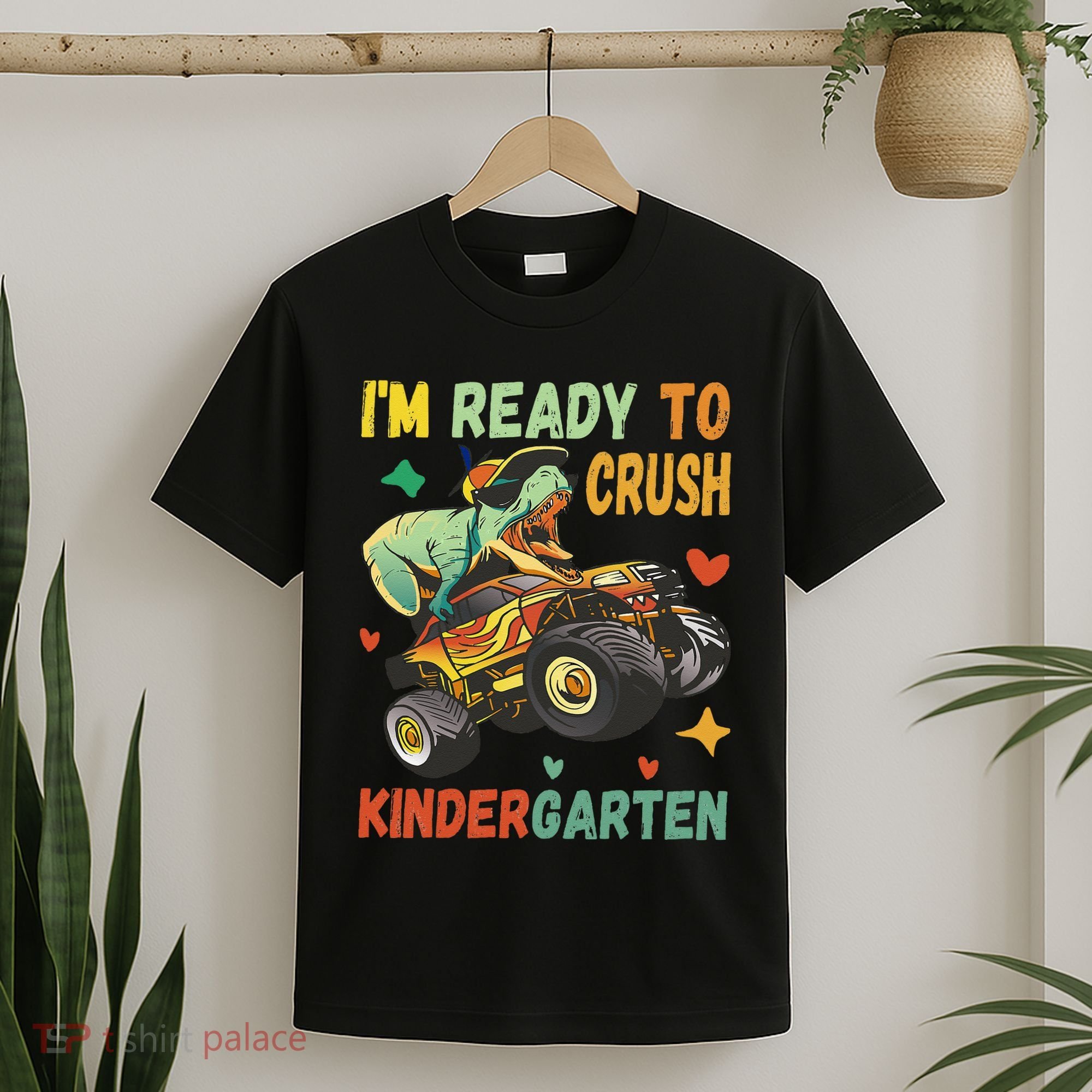 I'm Ready To Crush Kindergarten Dinosaur Back To School T-Shirt