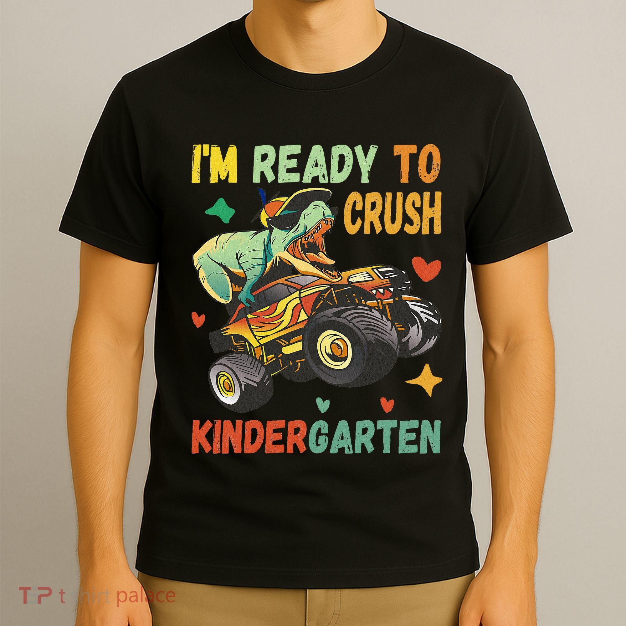 I'm Ready To Crush Kindergarten Dinosaur Back To School T-Shirt