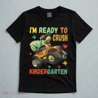 I'm Ready To Crush Kindergarten Dinosaur Back To School T-Shirt thumb 5