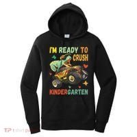 I'm Ready To Crush Kindergarten Dinosaur Back To School Women's Hoodie thumb 0