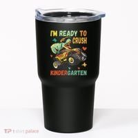 I'm Ready To Crush Kindergarten Dinosaur Back To School Tumbler thumb 0