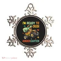 I'm Ready To Crush Kindergarten Dinosaur Back To School Ornament thumb 0