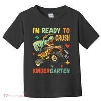 I'm Ready To Crush Kindergarten Dinosaur Back To School Toddler T-Shirt thumb 0