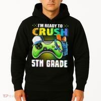 I'm Ready to Crush 5th Grade Back to School Video Game Hoodie thumb 2