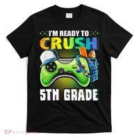 I'm Ready to Crush 5th Grade Back to School Video Game T-Shirt thumb 0