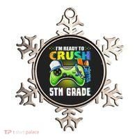 I'm Ready to Crush 5th Grade Back to School Video Game Ornament thumb 0