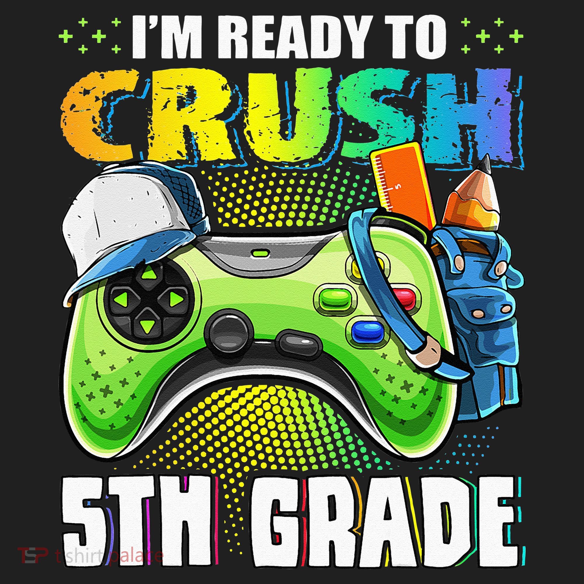 I'm Ready to Crush 5th Grade Back to School Video Game Hat