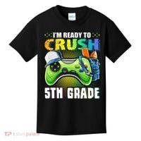 I'm Ready to Crush 5th Grade Back to School Video Game Kids T-Shirt thumb 0
