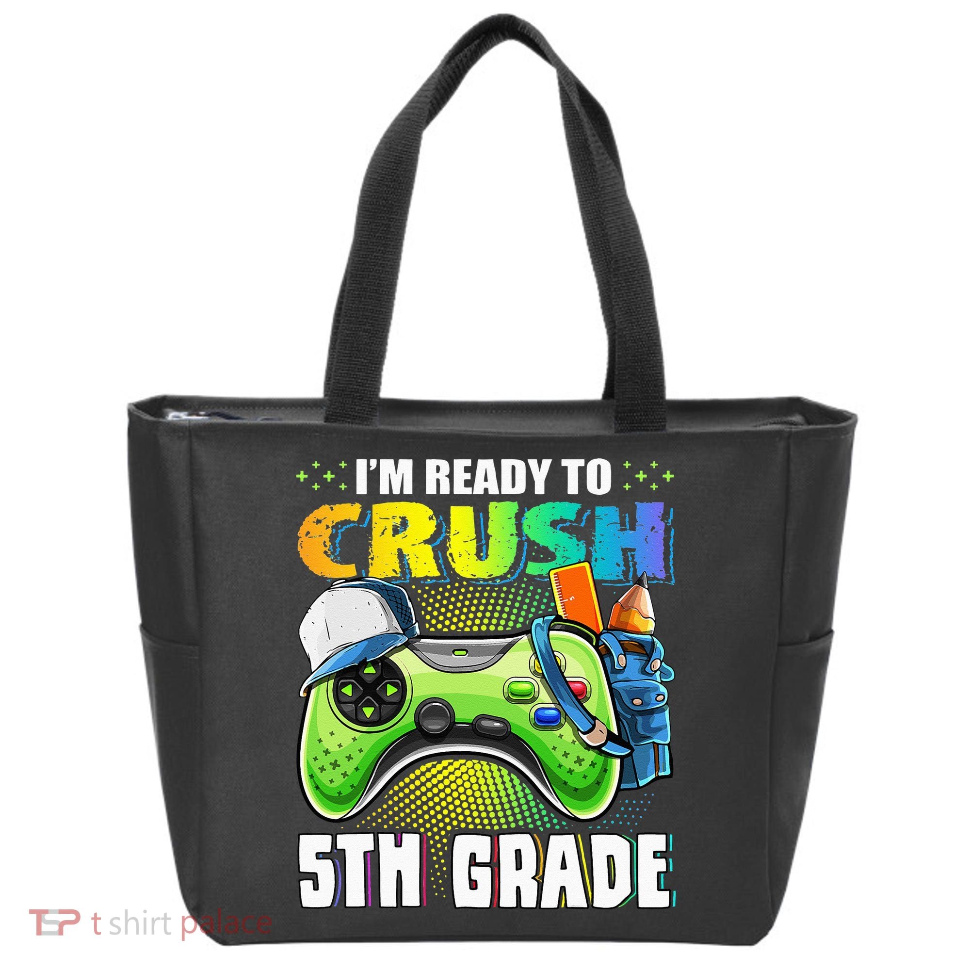 I'm Ready to Crush 5th Grade Back to School Video Game Tote Bag