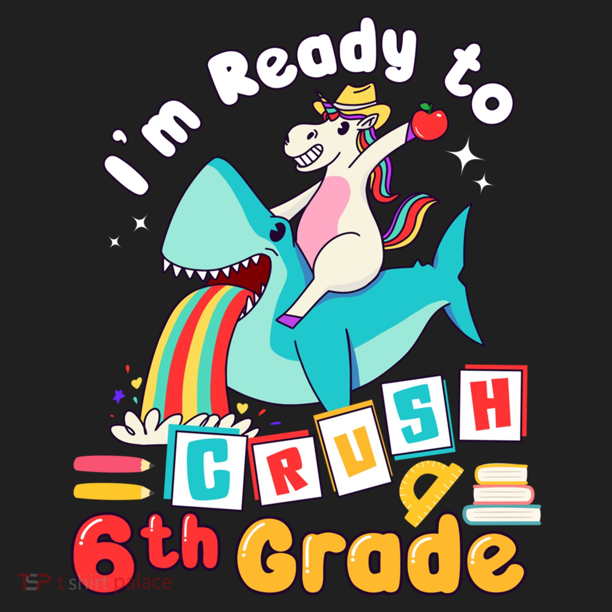 Im Ready To Crush 6Th Grade First Day Of Sixth Grade Cute Gift Beanie