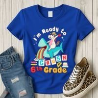 Im Ready To Crush 6Th Grade First Day Of Sixth Grade Cute Gift Women's T-Shirt thumb 3