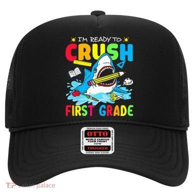 Im Ready To Crush 1st Grade Shark Back To School Hat