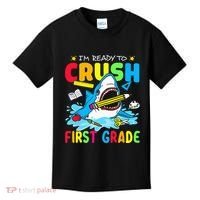 Im Ready To Crush 1st Grade Shark Back To School Kids T-Shirt thumb 0