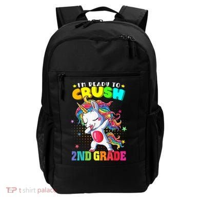 Im Ready To Crush Second Grade Cute Unicorn Back To School Backpack