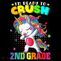 Im Ready To Crush Second Grade Cute Unicorn Back To School Coffee Mug thumb 5
