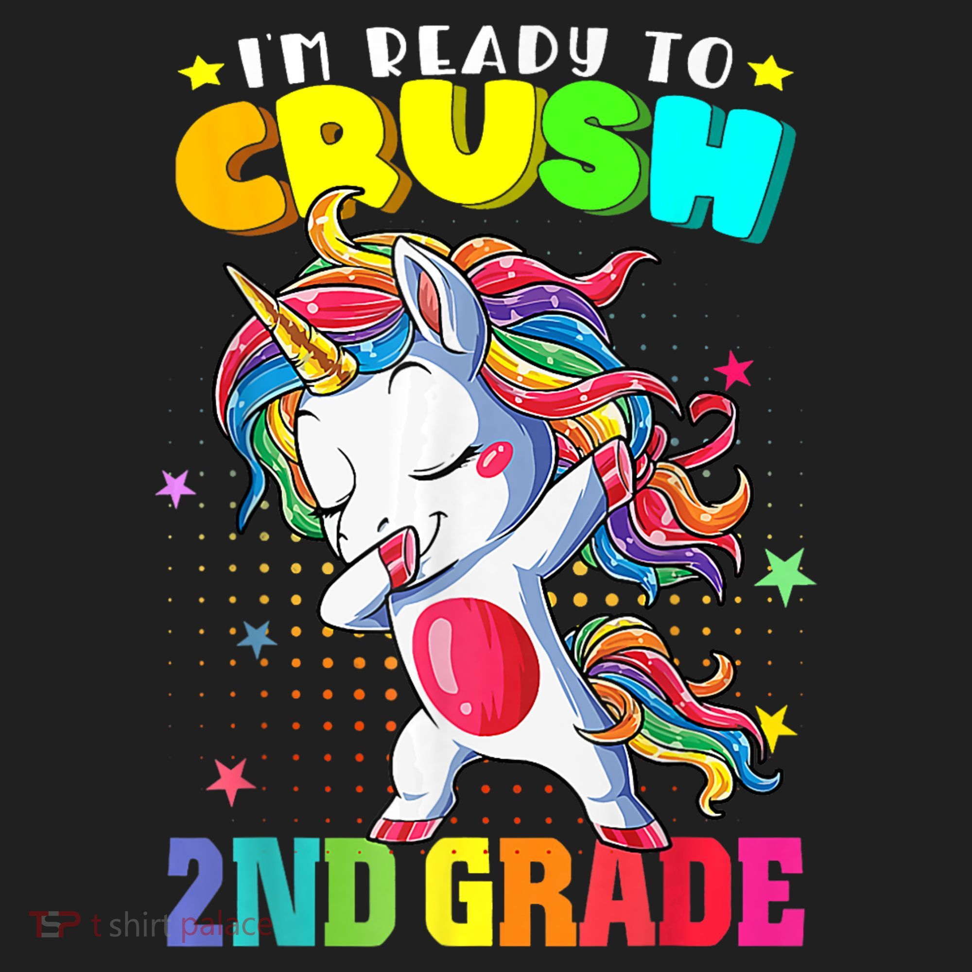 Im Ready To Crush Second Grade Cute Unicorn Back To School Tumbler